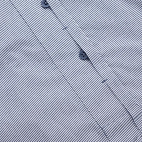 COS Blue/white Stripe Shirt - Picture 5 of 11